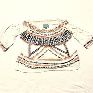 Skies are blue size large knitted crop top